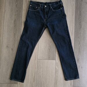 Levi's Dark Blue Straight Jeans Premium Denim